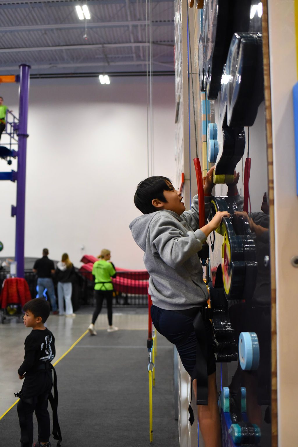 Indoor climbing and family adventure at UP! near Chantilly, VA