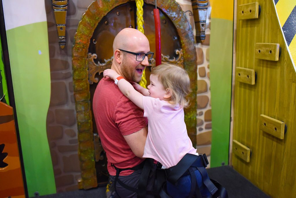 Indoor climbing and family adventure at UP! near Oakton, VA