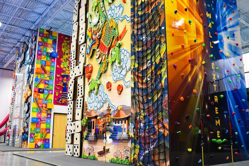 Indoor climbing and family adventure at UP! near Brambleton, VA
